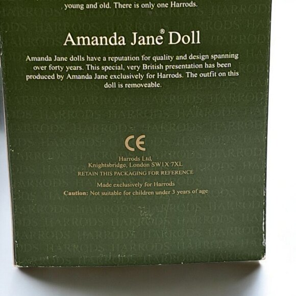 Harrods Knightsbridge British Amanda Jane Doll Toy Kingdom - Picture 6 of 10